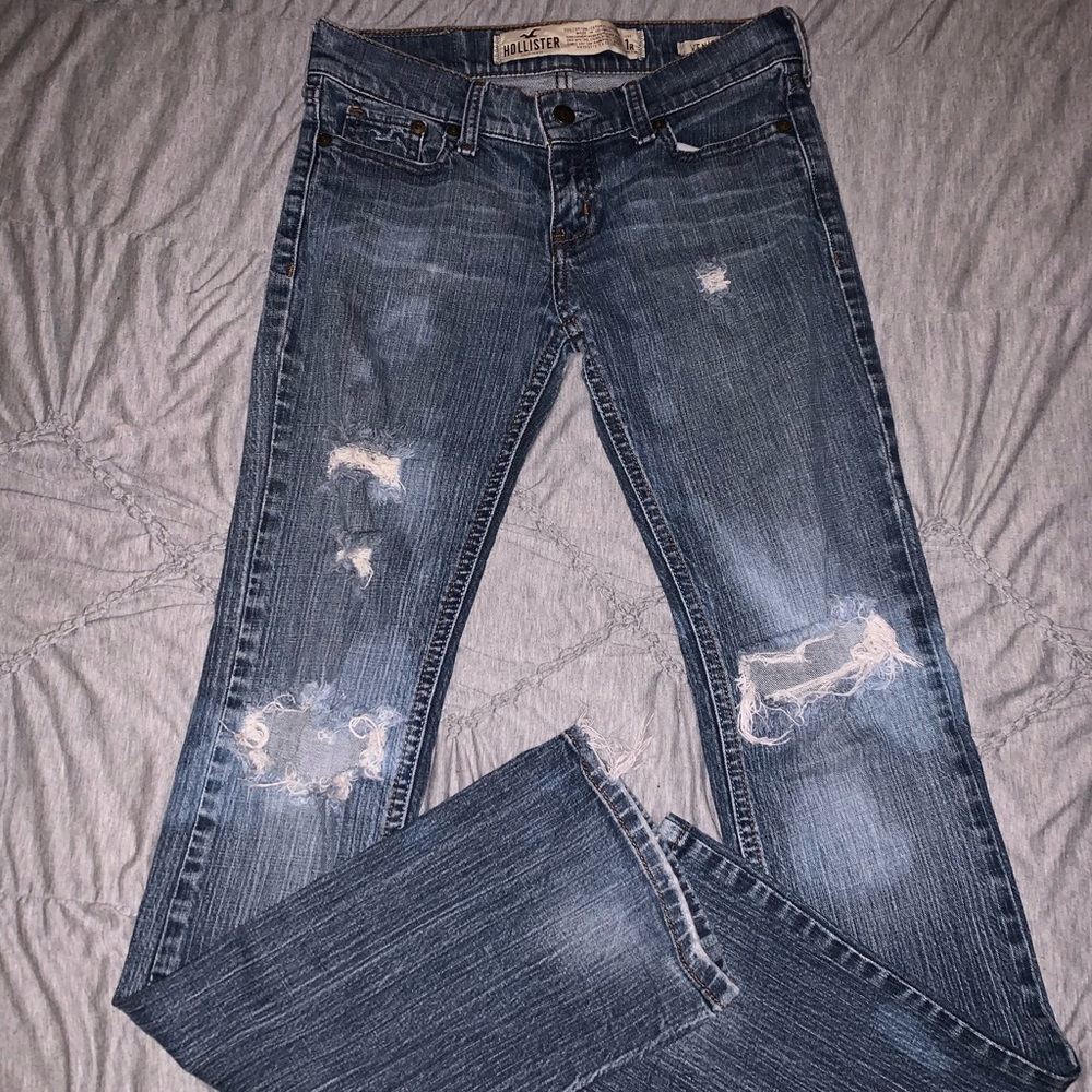 *SOLD* Hollister Venice Boot Distressed Jeans